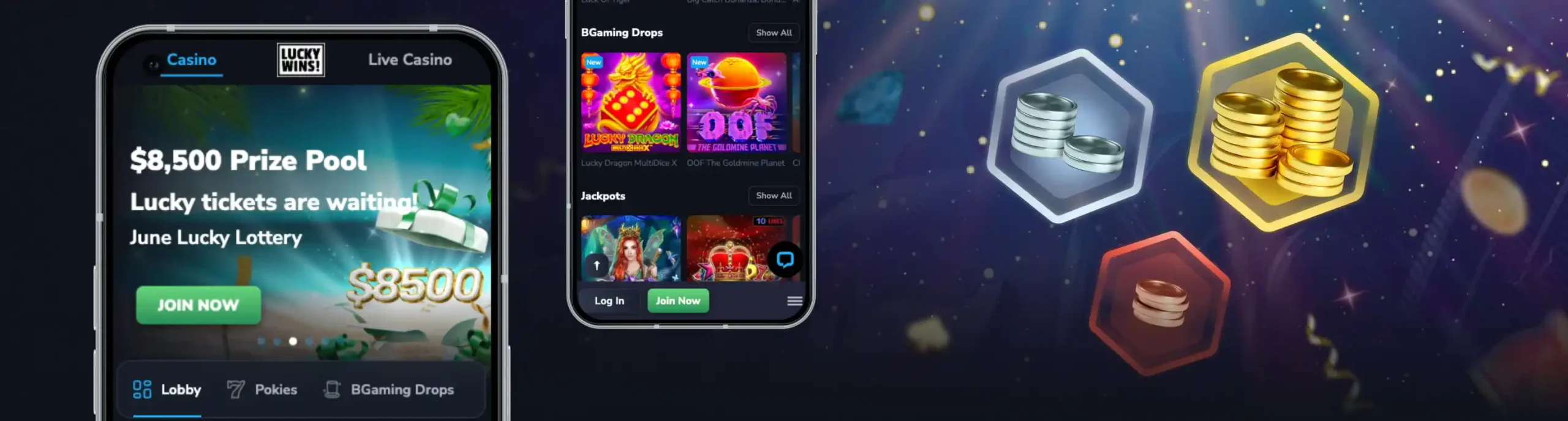 LuckyWins Mobile App